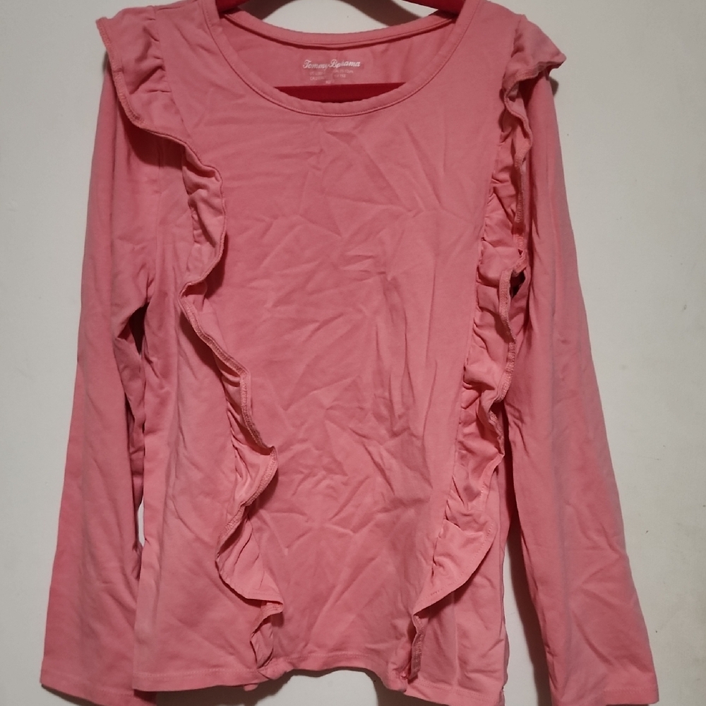 Tommy Bahama Pink Ruffled Top